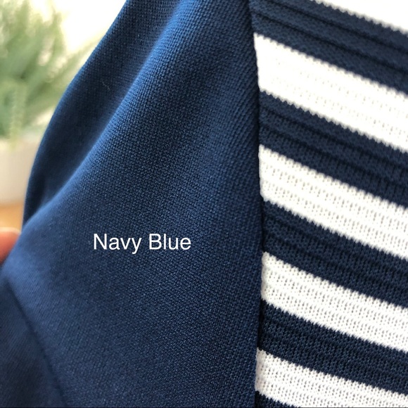 Macy’s Zunie Navy Blue & White Girls Dress A9 - Picture 4 of 7